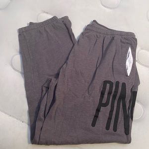 VS pink track pants